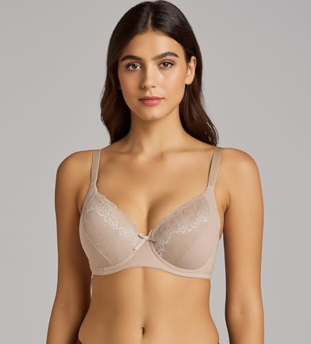 Image of Viola's Secret 6 Pack of Color Print T-Shirt Bras B Cup C Cup and D Cup