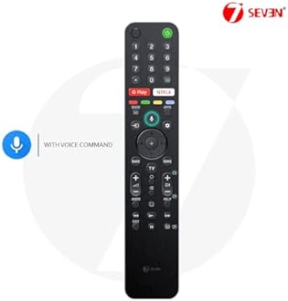 7 SEVEN® Compatible with Sony Bravia TV Remote RMF-TX500p Model Suitable A8H X8500G X9500G X8000H Series KD-65X8577G KD-55X8577G Smart 4K LED UHD HDR Android Televison with Bluetooth Voice Command
