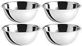 Durable Industrial Grade Construction: Measuring 13.25" x 5", these mixing bowls are expertly crafted from high-quality stainless steel, designed to withstand the rigorous demands of a busy kitchen environment. The robust construction ensures longevi...