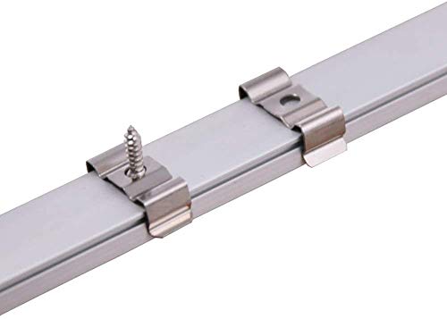 Aluminum Channels for Led Strip Lights - StarlandLed 20Pack Led Profile U Track with Cover Diffuser and Complete Mounting Accessories,1 Meter Segments …