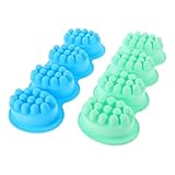 BELLIFFY 2stücke Silikon Seifenform Für Handgemachte Seifen Ovaler Massage Seifenmould Aus Lebensmittelechtem Silikon Für Seifenherstellung Kreative Bastelprojekte