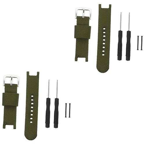 Bracelet de montre nylon tissé UKCOCO pour homme femme remplacement sport