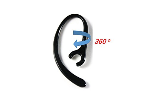 Replacement Secure Fit Ear Hooks for JayBird Freedom (JF3) and Freedom Sprint (JF4) Bluetooth Headphones. Includes 1 Pair (2 Pieces). - Thumbnail 2