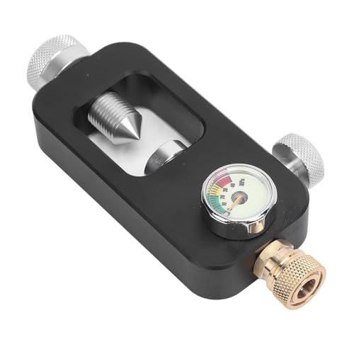 Adaptateur de recharge de plongée Naroote en alliage robuste avec manomètre - 4