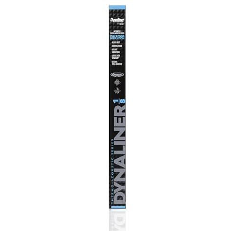 Dynamat Dynaliner 1/8 inch Lightweight Automotive Thermal Insulator – Heat Dampening Kit for Car Floor, Roof, Underhood & Fiberglass Enclosures – Easy Self-Adhesive Install – 32” x 54” x ½”, 12 sq ft Cover