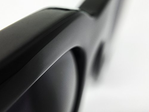 7151 Premium Oversize Womens Mens Mirror Funky Fashion Candy Sunglasses (Oversized, Black)2