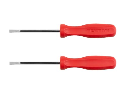 Image of TEKTON 1 /4 Inch Slotted Hard Handle Screwdriver | DSE31250 | Made in USA