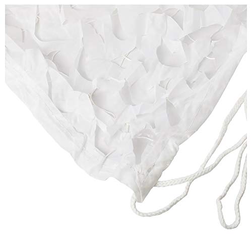 Filet de camouflage blanc occultant pour stopper les regards et le soleil sur la terrasse