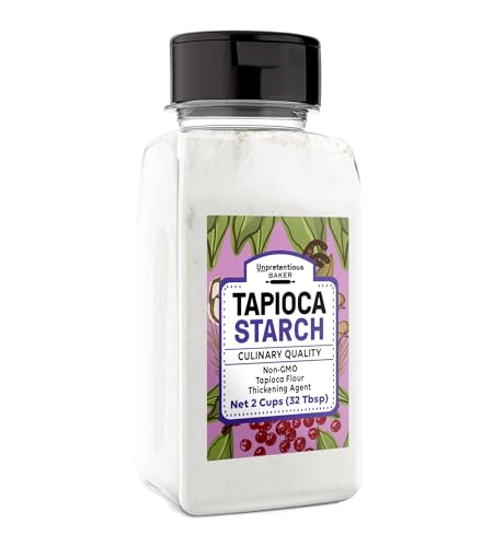 Unpretentious Tapioca Starch, 9.6 Ounce, Vegan & Gluten-Free, Cornstarch Replacement