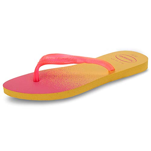 Chinelo Fantasia Up, Havaianas, Feminino, Amarelo Ouro, 37/38