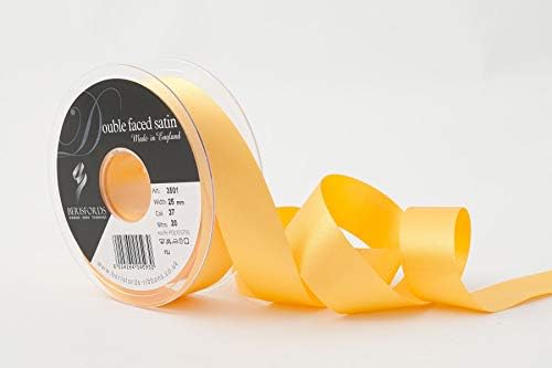 Berisfords Double FACE Poly Satin Ribbon, BlackBerry, 15 mm