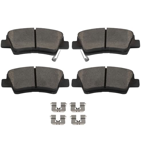 Image of cciyu D1812 Rear Ceramic Disc Brake Pads Kit For Hyundai For Accent 2018-2022,For Hyundai For Elantra 2017-2020,For Hyundai For Ioniq 2017-2020,For Hyundai For Venue 2020-2022