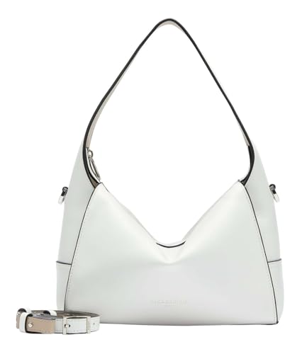 LIEBESKIND BERLIN Handtasche Umhängetasche Lou 2 Calf Optic Hobo Bag Arctic weiß