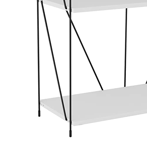 Galano Ezbo 3-Tier Wide Shelf - Entrance Table With Storage Shelves - Narrow 3-Tier Sofa Table - Foyer Table For Entryway - Modern Design Storage Cabinet For Hallway, Living Room, Kitchen #TOP5