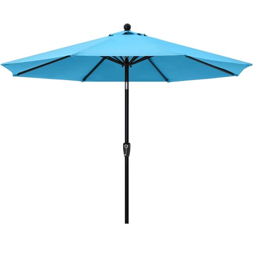 Abccanopy Sonnenschirm 228 cm, 274 cm, 305 cm mit Druckknopf für Garten, Terrasse, Hinterhof und...