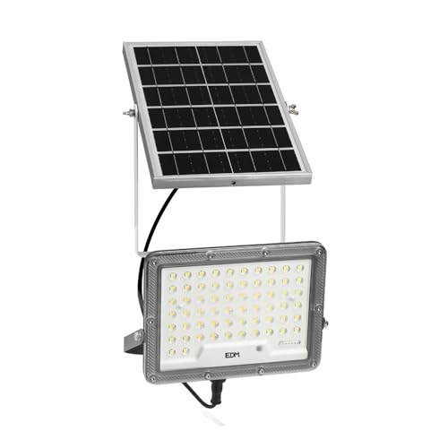 Foco proyector solar Slim EDM 400W para mantener tus terrazas iluminadas 3