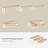 Amazon.com: FOUCSSOMEI Spice Rack,Wooden Display Riser Stand, 3-Tier ...