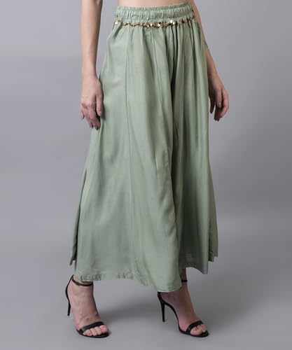 Image of Rayon Comfort Fit Palazzo