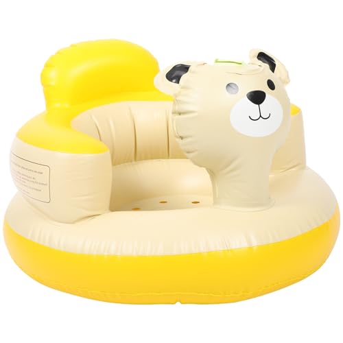 MERRYHAPY Asiento Inflable para Niña de PVC Seguro y Cómodo Silla Portátil para Diseño Adorable Soporte Versátil para Sentarse Jugar y Entrenar para Baño y Uso Diario