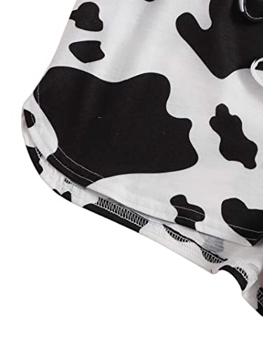 Avanova Women's Tie Dye Shorts Elastic Waist Casual Yoga Running Workout Active Shorts4