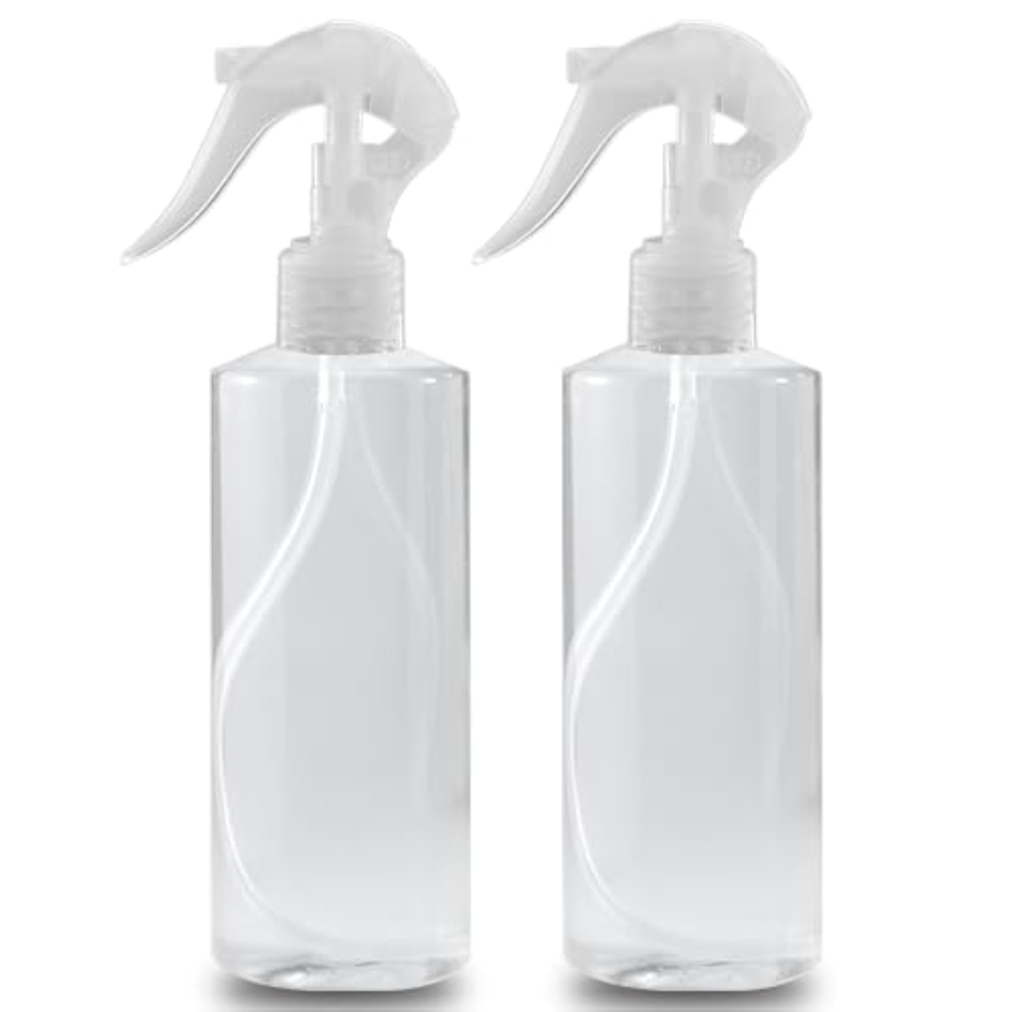 200 ML Empty Mist Trigger Plastic Spray Bottle, Pack of 2