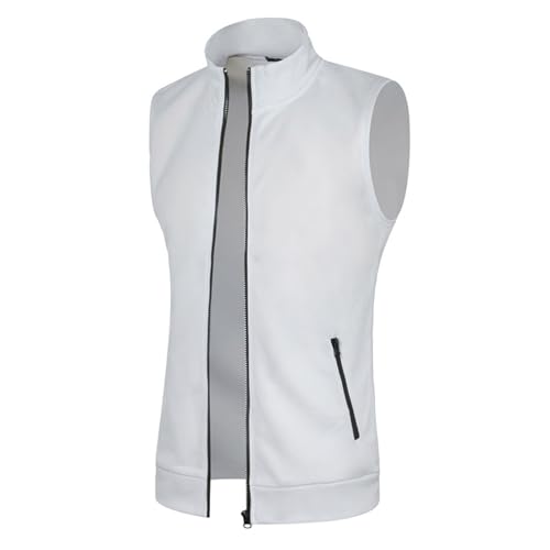 Mens Sweater Vest Casual Slim Fit Sleeveless Cardigan Sweater Fashion Full Zipper Sports Waistcoat Trendy Clothes2