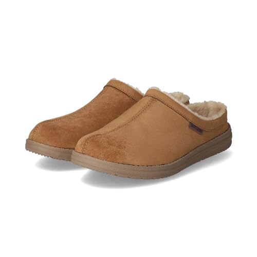 Skechers Skechers Men's 210378 Blk Sneaker, Tan Microfiber Suede, 41.5 EU