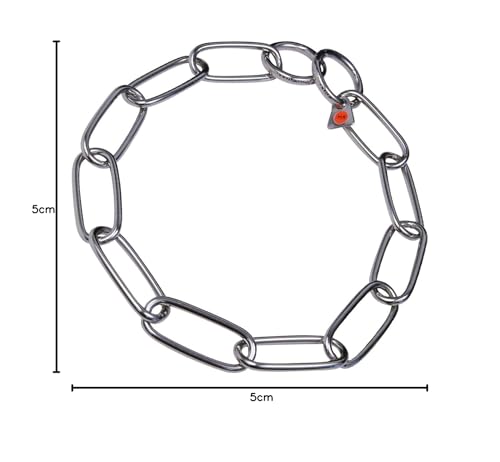 Lien à long collier en acier inoxydable pour éducation du chien - 3
