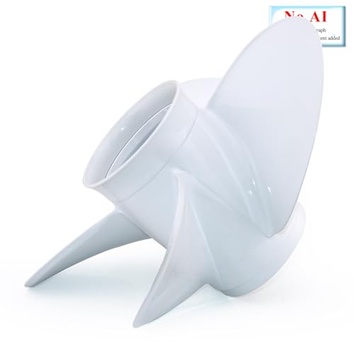 Image of CAPTAIN 4 Blades Propeller Fit Yamaha Outboard Engine t50 60hp t60 70hp f70 75hp f75 80hp f80 85hp 90hp f90 f100 115hp F115 130hp 15 Tooth Spline Prop