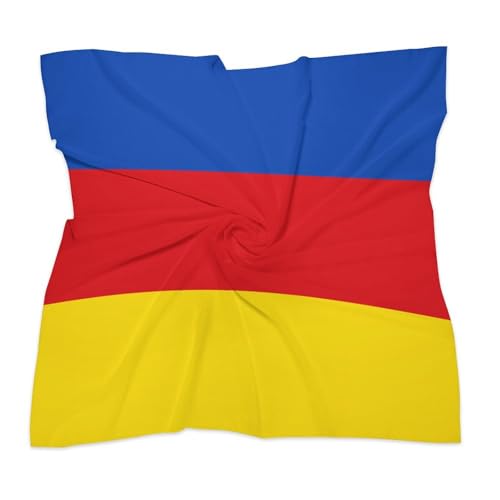 Calculay Flag and Coat of Arms of Transylvania Headband Shawl Wristband Decorative Hair Accessories Scarf Suitable for Events/Birthday/Wedding/Party Gifts 25"x25"3