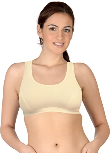 Image of Selfcare Women Cotton Blend Full Coverage Non Padded Sports Bra