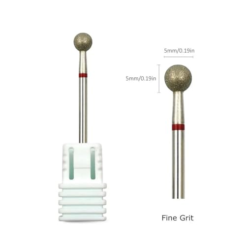 Perceuse électrique pour manucure et soin des cuticules : embout bille 5mm
