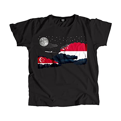 T-shirt Singapore Night Clouds streetwear unisexe pour vos sorties urbaines