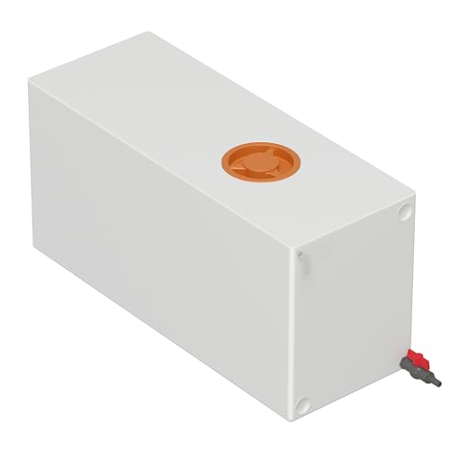 Image of TORVA 30 Gallon Fresh Water Tank, BPA Free Water Tank for Drinking, Cooking, Cleaning, Showering, Portable Water Storage for Campers, Trailers, Motorhomes, RVs (34'' x 13'' x 16.5'')