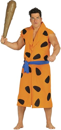 Guirca Costume des cavernes - Fred, Orange., L