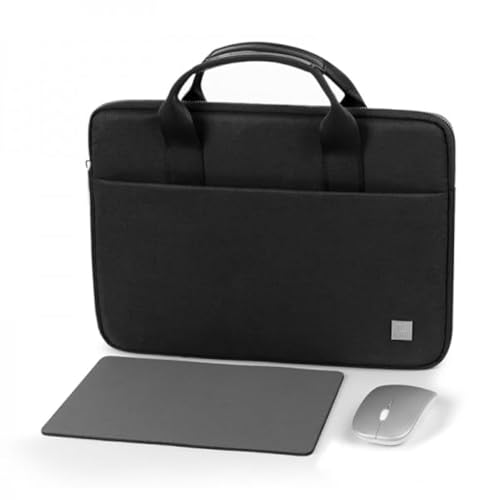 WIWU Geniuns Combo Set | 15.6" Laptop Sleeve Bag & Wireless Mouse | Portable Laptop Case with Padded Protection & Ergonomic Mouse for Office, Home & Travel