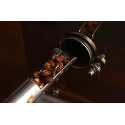 KALDI Home Coffee Roaster Motorize Type Full Package, Including Thermometer, Hopper, Probe Rod, Chaff Holder, Capacity 250g (Gas Burner Required)