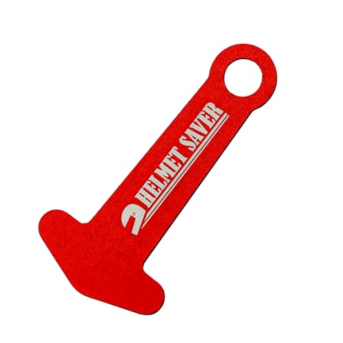 Amazon | アルミ製 ヘルメットセイバー ヘルメットホルダー レッド