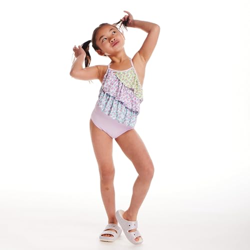 Floral Pink One-Piece Swimsuit for Kids (2-7) by Andy & Evan4