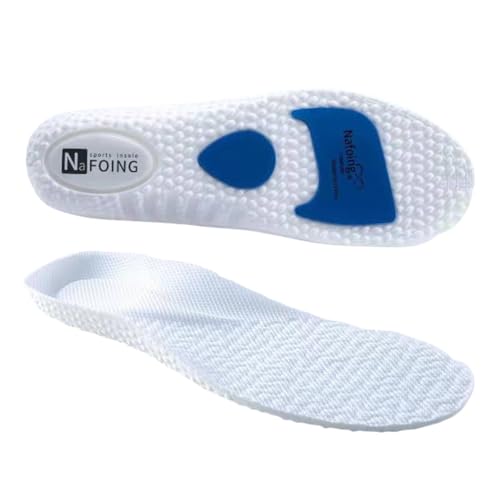 インソール 衝撃吸収 アーチサポート スポーツ 疲れにくい 扁平足 土踏まず かかと クッション 反発 立体 3D 中敷き 足底筋膜炎 抗菌 防臭 (ホワイト, 26cm(41-42))