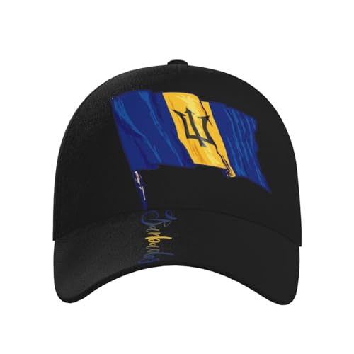 Gorra Snapback con bandera de Barbados unisex miniatura 2