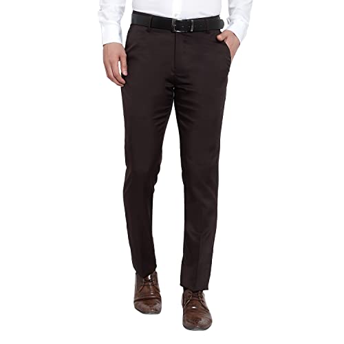 Image of Men Regular Fit Polycotton Trouser Pant's Formal Trouser Casual Trouser Pant