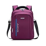 Mochila Bolsa Feminina Reforçada Impermeável Notebook Faculdade Dia a Dia (Roxo-claro)