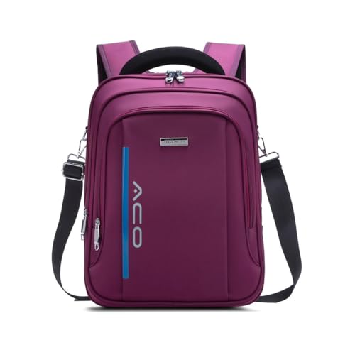 Mochila Bolsa Feminina Reforçada Impermeável Notebook Faculdade Dia a Dia (Roxo-claro)