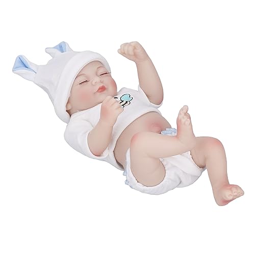 Boneca de bebê, Silicone Macio à Prova D'água, ótimo Presente para Crianças, Membros Móveis, Certif
