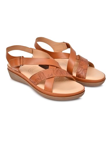 Image of Moshun Criss Cross Sandals for Women & Girls | Multi Strap & X Strap Flat Sandals, Bounce Back Technology Footbed with Adjustable Strap, Anti-Slip Sole | Lightweight Daily Wear Casual Slip-On Sandals