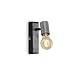 Produktbild Briloner Leuchten - Wandleuchte vintage, schwenkbarer Wandspot, Wandlampe, 1x E27 Fassung, Silver-Crafted, 165x50x110 mm