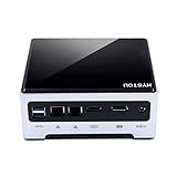 HYSTOU Mini computadoras, Windows 10 Pro (64 bits) PC de Escritorio para Juegos Hexa Core i7-9750 con 32 GB DDR4 SSD de 512 GB, Gigabit Ethernet, HDMI + DP, Doble Pantalla 4K 60Hz M.2 Wi-Fi, BT 4.2