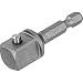 Produktbild Dewalt Extreme Impact Schlagschrauber-Adapter DT7512 (1/2 Zoll Werkzeugaufnahme für 1/4 Zoll Schlagschrauber, für den Einsatz in Schlagbohrschraubern, Bohrmaschinen und Schraubern), 45 x 35 x 15 cm