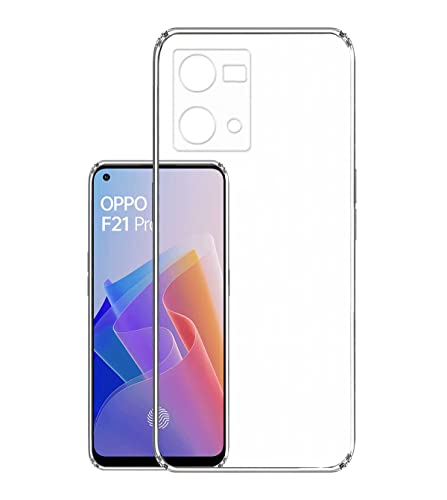 Image of Transparent Soft Silicone TPU Flexible Back Cover Compatible with Oppo F21 Pro